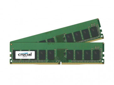 CT7988255 - Crucial Technology 8GB Kit (2 X 4GB) DDR4-2133MHz PC4-17000 ECC Unbuffered CL15 288-Pin DIMM 1.2V Single Rank Memory Upgrade for Supermicro SuperServer 5019S-L