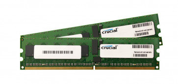 CT804618 - Crucial Technology 4GB Kit (2 X 2GB) DDR2-400MHz PC2-3200 ECC Registered CL3 240-Pin DIMM 1.8V Memory for Dell PowerEdge 1800 Server