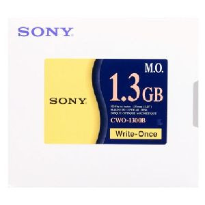 CWO1300B - Sony 5.25 Magneto Optical Media - WORM - 1.3GB - 2x