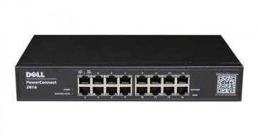D559K - Dell PowerConnect 2816 16-Ports Managed 10/100/1000Base-T Gigabit Ethernet Switch (Refurbished)