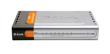 DES-1008D/E - D-Link DES-1008D 8-Port Switch for SOHO 8 x 10/100Base-TX LAN (Refurbished)