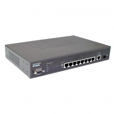 DES-3010PA - D-Link Managed 8-Port 10/100 PoE Switch + 1 Gigabit Port + 1 SFP Slot (Refurbished)