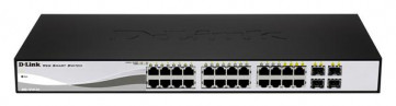 DGS-1210-24 - D-Link 24-Port Gigabit WebSmart Switch with 4 Combo SFP (Refurbished)