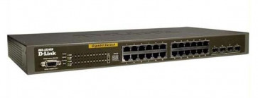 DGS-3324SR - D-Link 24-Port 10/100/1000 + 4 Combo SFP 10gig Stacking Switch (Refurbished)