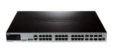 DGS-3620-28PC/EI - D-Link xStack 28-Port GE 802.3AT POE Layer 3+ Switch (Refurbished)
