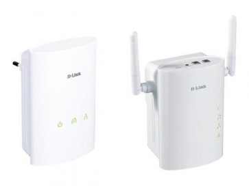 DHP-W307AV/E - D-Link 200Mbps Powerline Wireless N Access Point Kit (Refurbished)