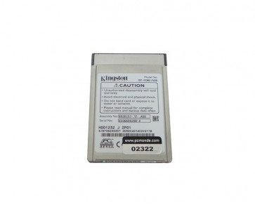 DP-PCM2/5GB - Kingston 5GB DataPak PC Card Type II H (Clean pulls)