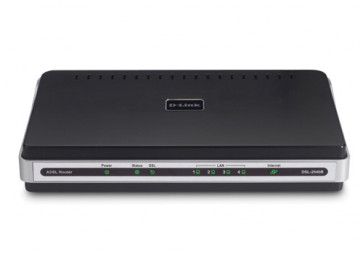 DSL-2540B - D-Link DSL-2540B ADSL Modem Ethernet Router 1 x ADSL WAN 4 x 10/100Base-TX LAN (Refurbished)