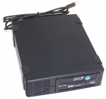 DW027A#AKD - HP StorageWorks DAT72 36GB/72GB DDS-4 Hi-Speed USB 5.25-inch External Tape Drive Carbonite