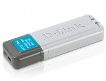 DWL-G122 - D-Link 2.4GHz 802.11g High Speed Wireless USB Adapter (Refurbished)