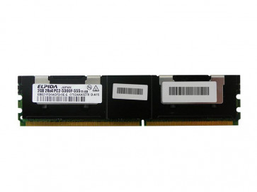 EBE21FD4AGFD-6E-E - Elpida 2GB DDR2-667MHz PC2-5300 Fully Buffered CL5 240-Pin DIMM 1.8V Memory Module