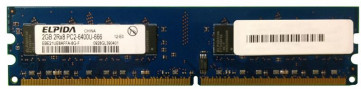 EBE21UE8AFFA-8G-F - Elpida 2GB DDR2-800MHz PC2-6400 non-ECC Unbuffered CL6 240-Pin DIMM 1.8V Dual Rank Memory Module
