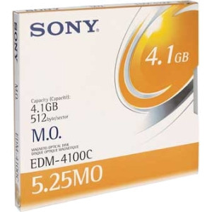 EDM4100C - Sony 5.25 Magneto Optical Media - Rewritable - 4.1GB - 8x
