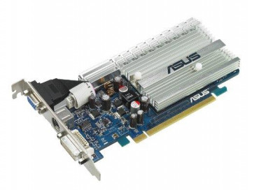EN8400GS/HTP/256M/A - ASUS GeForce 8400GS 256MB DDR2 PCI Express x16 Video Graphics Card (Refurbished)