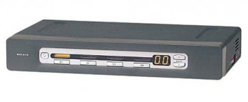 F1DA104T-B - Belkin OmniView PRO2 KVM Switch 4 x 1 4 x mini-DIN (PS/2) Keyboard 4 x mini-DIN (PS/2) Mouse 4 x HD-15 Video 4 x USB Rack-mountable (Refu