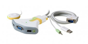 F1DG102U-A1 - Belkin Flip USB with Audio KVM Switch