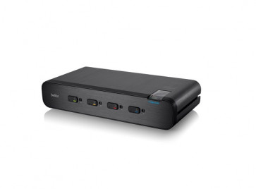 F1DN104F - Belkin OmniView 4-Port PS/2 USB DVI-I Dual-Head KVM Switch with Audio Plus