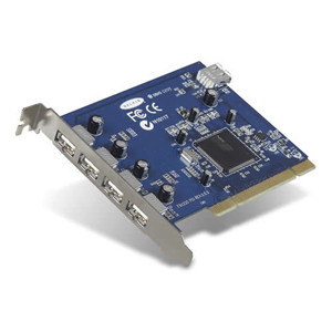 F5U220BHP - Belkin Hi-Speed USB 2.0 5-Port PCI Card - 4 x 4-pin Type A USB 2.0 USB External 1 x 4-pin Type A USB 2.0 USB Internal - Plug-in Card