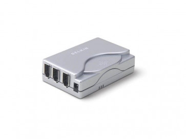 F5U526-APL-S - Belkin 6-Port Firewire Hub 6 x 6-pin FireWire IEEE 1394a FireWire 400 External (Refurbished)