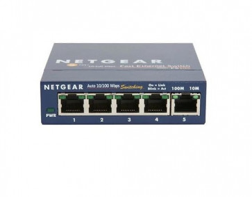 GS105NA - Netgear ProSafe 5-Port 10/100/1000Base-T Gigabit Ethernet Switch