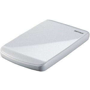 HD-PET320U2/W - Buffalo MiniStation Cobalt 320 GB External Hard Drive - Pearl White - USB 2.0