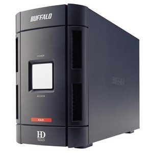 HD-W2.0TIU2/R1 - Buffalo DriveStation Duo Hard Drive Array - 2 x HDD Installed - 2 TB Installed HDD Capacity - Serial ATA/150 Controller - RAID Supported - 2
