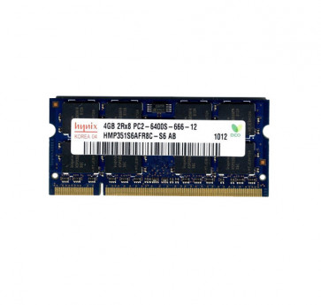 HMP351S6AFR8C-S6 AB - Hynix 4GB DDR2-800MHz PC2-6400 non-ECC Unbuffered CL6 200-Pin SoDimm 1.8V Dual Rank Memory Module