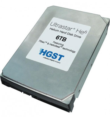 HUS726060ALA641 - Hitachi Ultrastar He6 6TB 7200RPM SATA 6Gbps 64MB Cache (BDE) 3.5-inch Internal Hard Drive