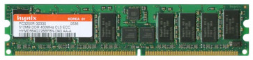 HYMD564G726BF8N-D43 - Hynix 512MB DDR-400MHz PC3200 ECC Registered CL3 184-Pin DIMM 2.5V Memory Module