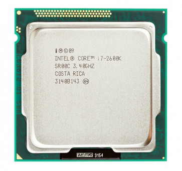 i7-2600 - Intel Core i7-2600 Quad Core 3.40GHz 5.00GT/s DMI 8MB L3 Cache Socket LGA1155 Desktop Processor (Tray part)