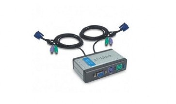 KVM-121 - D-LINK 2-Port PS/2 KVM Switch with Audio Support