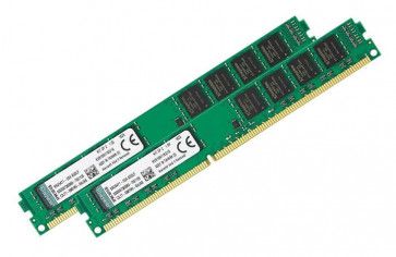 KVR16N11K2/16 - Kingston Technology 16GB Kit (2 X 8GB) DDR3-1600MHz PC3-12800 non-ECC Unbuffered CL11 240-Pin DIMM 1.35V Low Voltage Memory