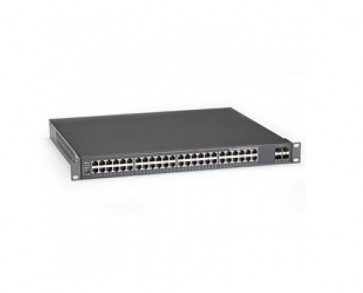 LPB5052A - Black Box 52-Port 10/100/1000 (PoE+) Layer-2 Managed Gigabit Ethernet Switch with 4 Combo SFP+ Ports Rack-Mountable
