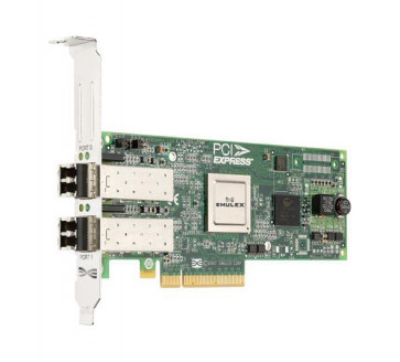 LPE12002-DELL - Dell LIGHTPULSE 8GB Dual Port PCI-Express Fibre Channel Host Bus Adapter with Standard Bracket Card