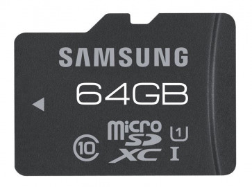 MB-MGCGB/AM - Samsung 64GB Pro microSDHC Class 10 Flash Extreme Speed UHS-1 Memory Card (Refurbished)