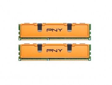 MD16384KD3-1333 PNY 16GB Kit (2 X 8GB) PC3-10600 DDR3-1333MHz non-ECC Unbuffered CL9 240-Pin DIMM 1.5V Quad Rank Memory