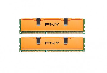 MD4096KD3-1333 PNY 4GB Kit (2 X 2GB) PC3-10600 DDR3-1333MHz non-ECC Unbuffered CL9 240-Pin DIMM 1.5V Dual Rank Memory