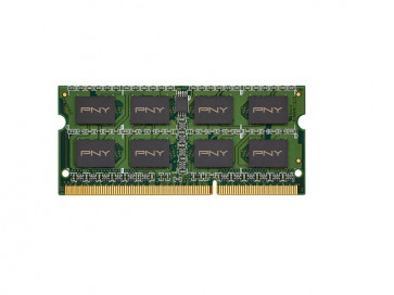MN4096SD3-1333 PNY 4GB PC3-10600 DDR3-1333MHz non-ECC Unbuffered CL9 204-Pin SoDimm 1.5V Single Rank Memory Module