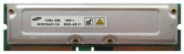 MR16R1624AF0-CK8 - Samsung Rambus 128MB PC800 800MHz non-ECC 45ns 184-Pin RDRAM RIMM Memory Module (Refurbished)