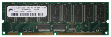 MT18LSDT3272G-133B1 - Micron Technology 256MB 133MHz PC133 ECC Registered CL3 168-Pin DIMM 3.3V Single Rank Memory Module