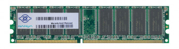 NT1GD64S8HB0G-5T - Nanya 1GB DDR-400MHz PC3200 non-ECC Unbuffered CL3 184-Pin DIMM 2.5V Memory Module