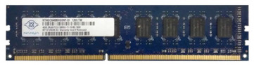 NT4GC64B8HG0NF-DI - Nanya 4GB DDR3-1600MHz PC3-12800 non-ECC Unbuffered CL11 240-Pin DIMM 1.35V Low Voltage Dual Rank Memory Module