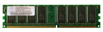 NT512D64S8HC0G-5T - Nanya 512MB DDR-400MHz PC3200 non-ECC Unbuffered CL3 184-Pin DIMM 2.5V Memory Module