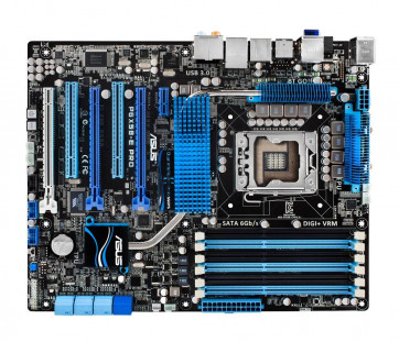 P6X58-EPRO - ASUS Intel X58/ ICH10R Chipset Core i7 Extreme Edition/ Core i7 Processors Support Socket 1366 ATX Motherboard (Refurbished)