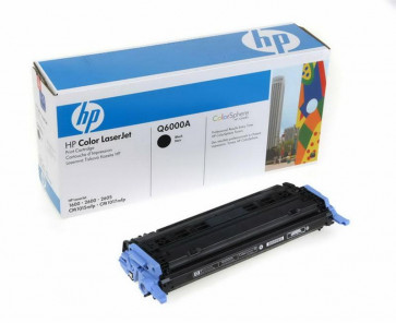 Q6000A - HP 124A Toner Cartridge (Black) for Color LaserJet 1600/2600 Series Printer
