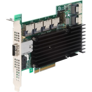 RS2SG244 - Intel RS2SG244 24-port SAS RAID Controller - Serial ATA/600 Serial Attached SCSI (SAS) - PCI Express 2.0 x8 - Plug-in Card - RAID Supported