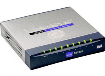 SD2008 - Linksys 8-Port 10/100/1000Mbps Gigabit Ethernet Desktop Switch