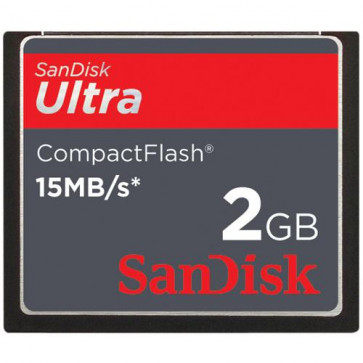 SDCFH-002G-A11 - SanDisk 2GB Ultra-II High Speed 15MB/s CompactFlash Memory Card