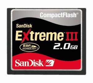 SDCFX3-2048-901 - SanDisk Extreme III 2GB CompactFlash Memory Card