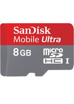 SDSDQY-008G-A11A - SanDisk Mobile Ultra 8GB microSDHC Flash Memory Card